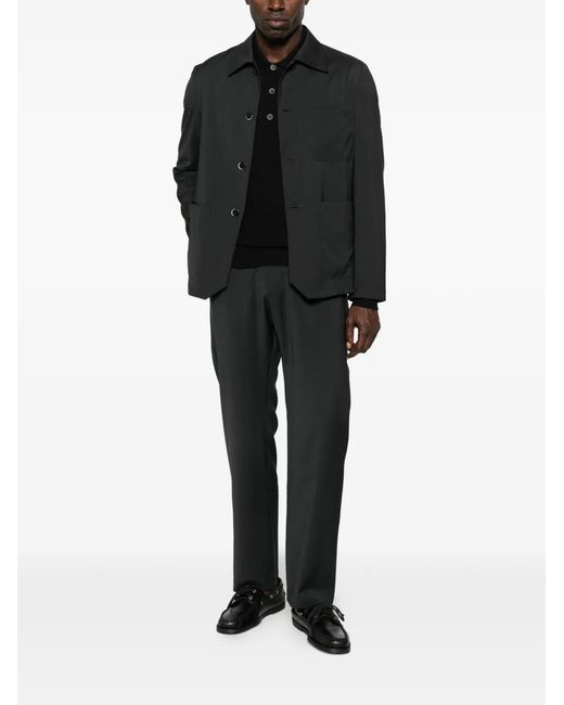 Barena Black Surchemise À Boutonnière for men