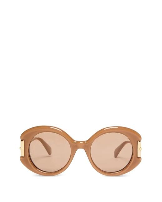 Max Mara Pink Round-Frame Sunglasses