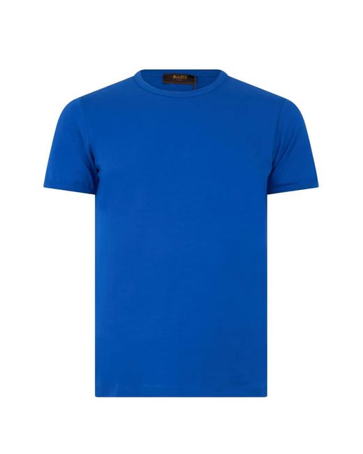 Moorer Blue Farley Crew-Neck Short-Sleeve T-Shirt for men
