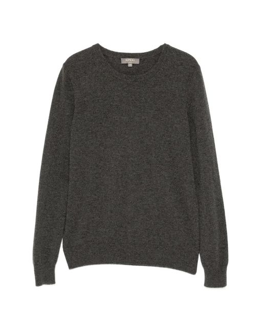 N.Peal Cashmere Gray Evie Sweater