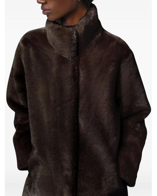 Abrigo Blair con cuello alto Apparis de color Purple