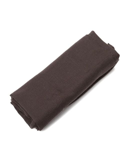 Destin Brown Wool Scarf