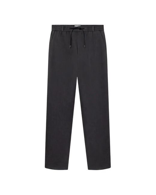 Les Deux Black Como Drawstring-Waist Trousers for men