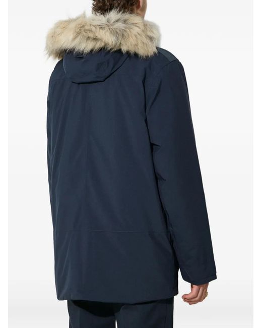 Helly Hansen Blue Trimmed Hooded Parka for men