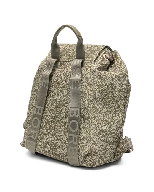 Borbonese Natural Medium Eco Backpack