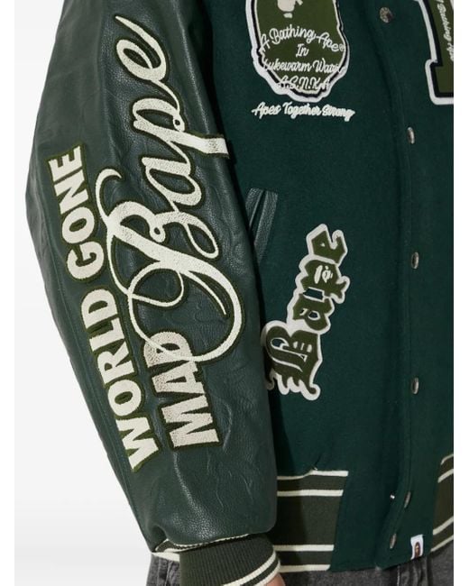 Veste À Empiècements A Bathing Ape pour homme en coloris Green