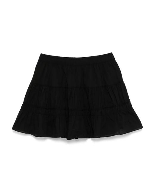 Chocoolate Black Cotton Skirt