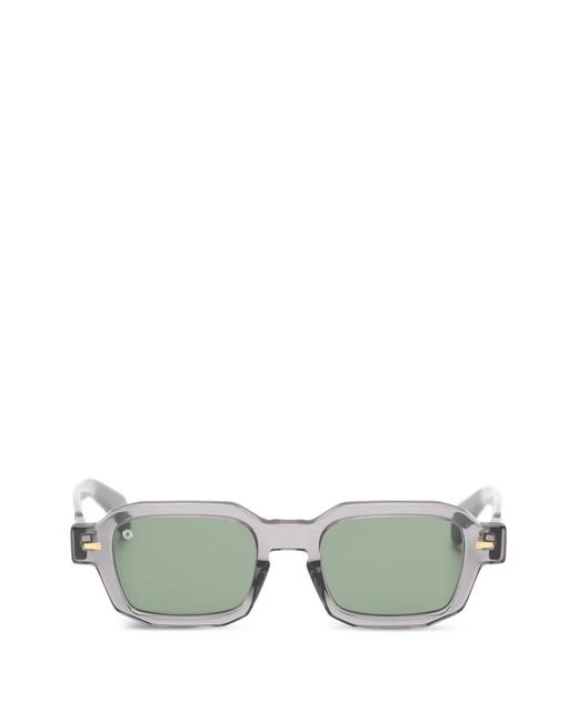 Kyme Green Pulse Square-Frame Sunglasses