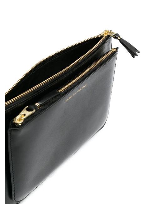 Comme des Garçons Black Multi-Pocket Zip Wallet