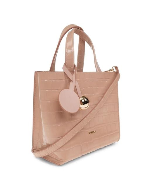 Borsa Divide Mini di Furla in Natural