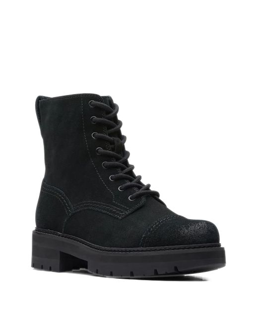 Clarks Black Orianna Cap Boots