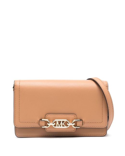 MICHAEL Michael Kors Brown Small Heather Leather Bag