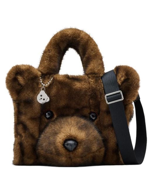 Marc Jacobs Brown The Teddy Bear Tote Bag