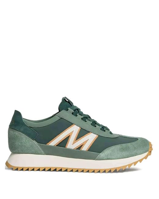 Moncler Sneakers Met Suède Vlakken in het Green voor heren