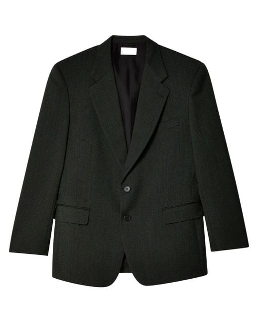 The Row Black Phil Single-breasted Wool Blazer for men