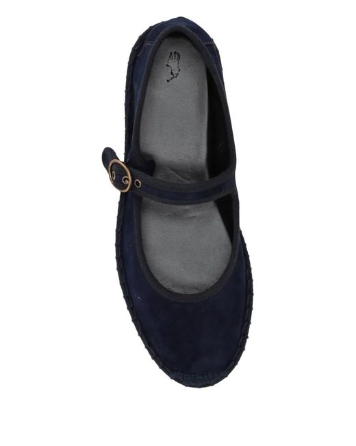 Polo Ralph Lauren Blue Buckle Ballet Flats