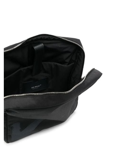 Off-White c/o Virgil Abloh Black Arrow-Print Crossbody Bag for men