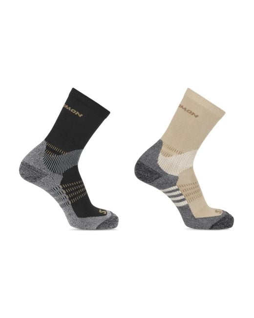 Salomon White X Ultra Access Two-Tone Socks for men