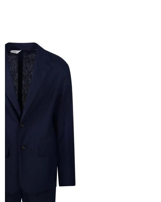 Hevò Blue Single-Breasted Suit for men