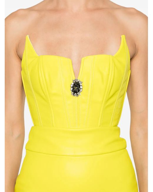 MITILIANE COUTURE Yellow Kyla Minikleid