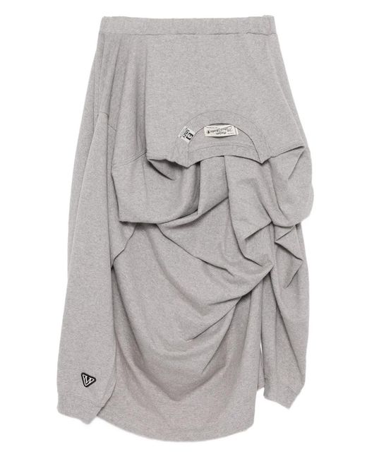 Maison Mihara Yasuhiro Gray Transformed Skirt