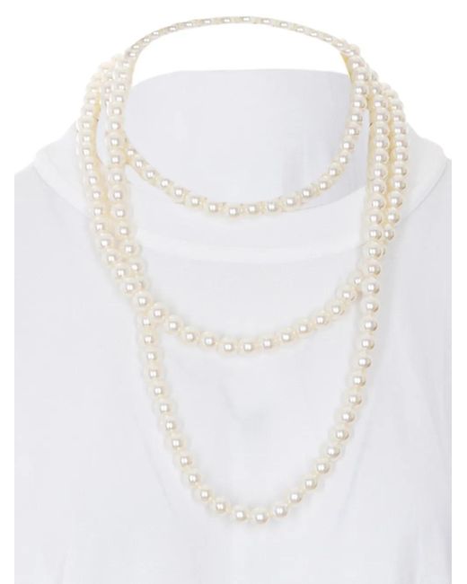 ELEH White Pearl-Necklace T-Shirt
