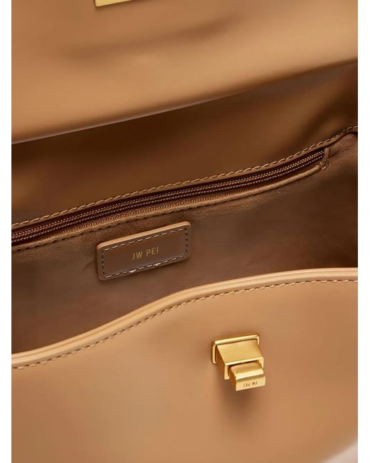 JW PEI Brown Lucia Top-Handle Tote Bag