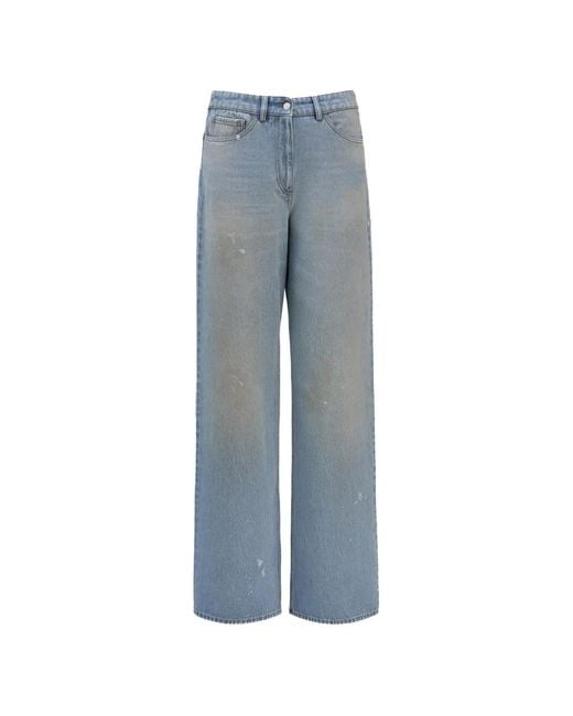 SEEN USERS Blue Pull To Open Jeans