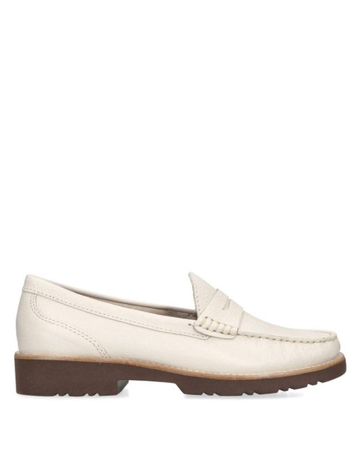KG by Kurt Geiger Natural Melody Leather Loafers