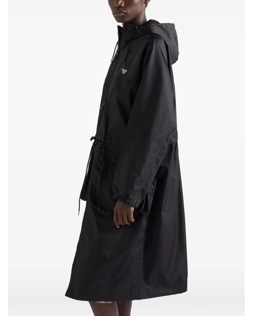 Prada Black Re-Nylon Rain Jacket