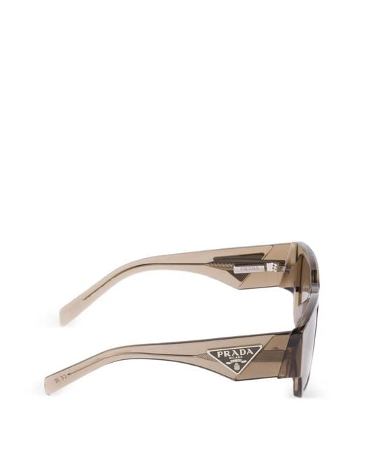 Prada Gray Square-Frame Sunglasses for men