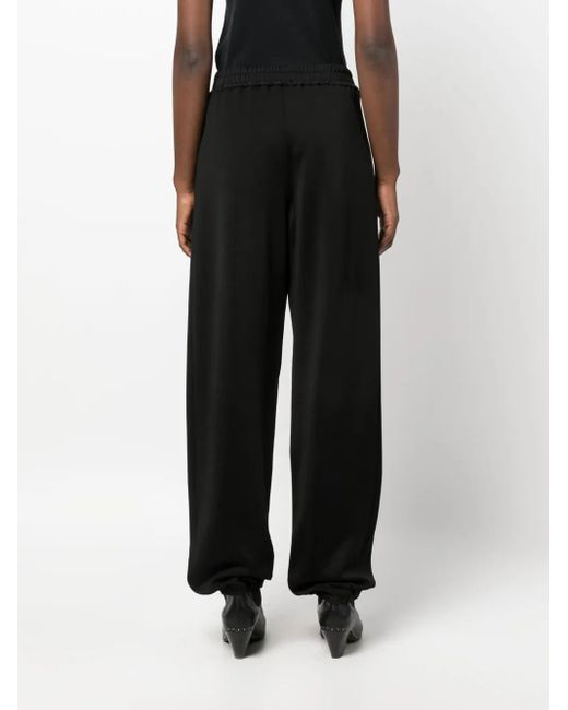 Jil Sander Black Straight-Leg Track Pants