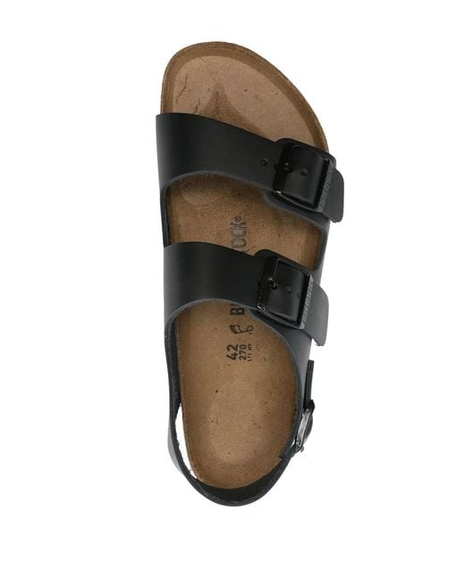 Birkenstock Black Side Buckle-Fastening Slingback Sandals for men