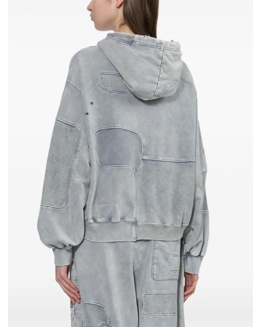 Maison Mihara Yasuhiro Gray Printed Hoodie