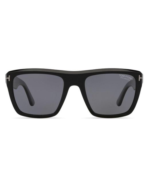 Tom Ford Black Alberto Square-frame Sunglasses for men