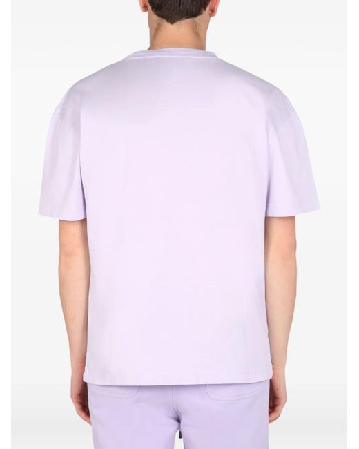 MOUTY White Logo-Print T-Shirt for men