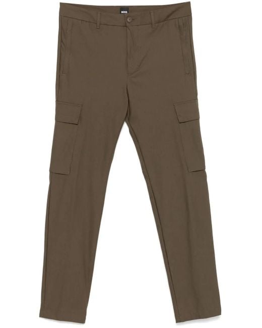 Boss Gray Cargo Trousers for men