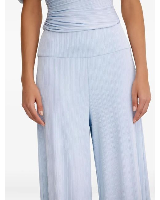 Pantalones anchos texturizados Significant Other de color Blue