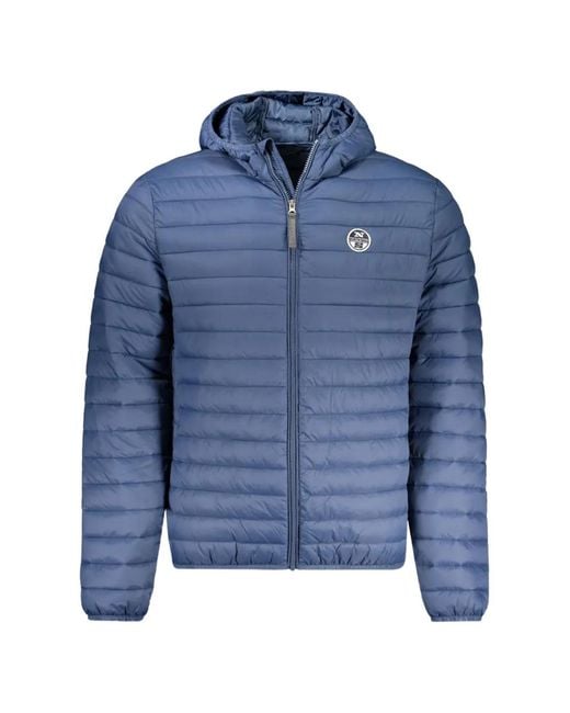North Sails Blue Doudoune À Capuche for men