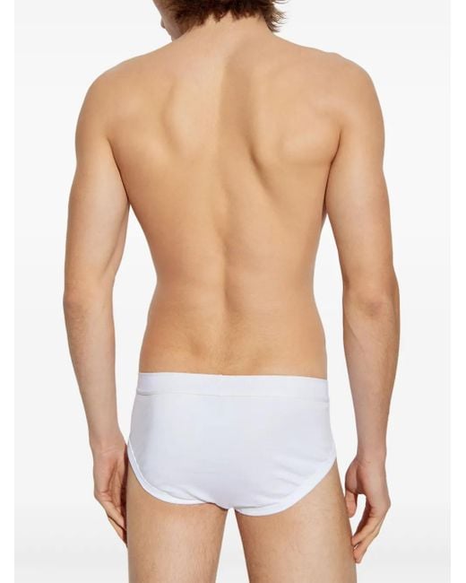 Tom Ford White Logo-Waistband Briefs for men