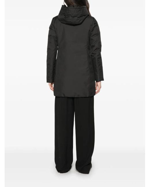 Fay Jas Met Capuchon En Toggle-Sluiting in het Black