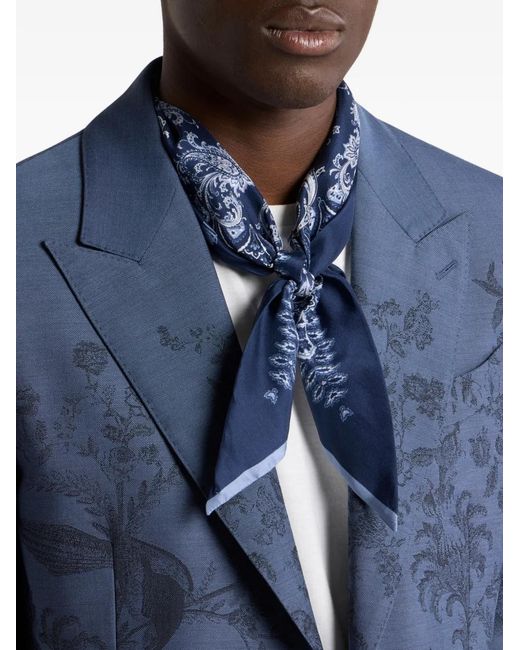 Scarf di Etro in Blue da Uomo