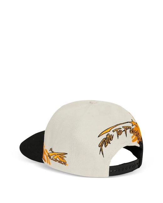 HELLSTAR Black Paintbrush Snapback Hat for men
