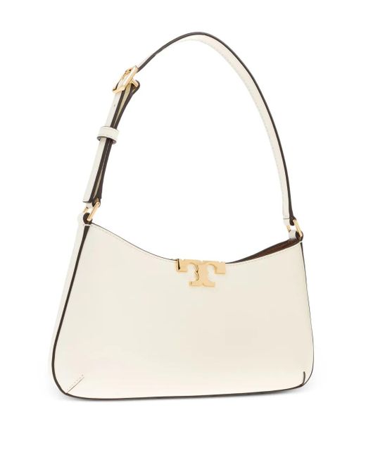 Tory Burch Natural Eleanor Slim Leather Shoulder Bag