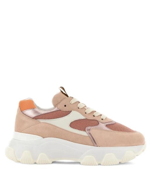 Baskets Hyperactive À Lacets Hogan en coloris Pink
