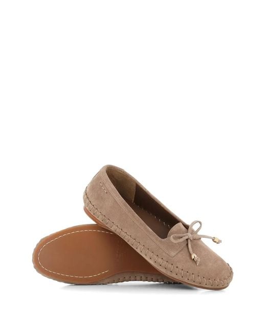 Alexander Hotto Brown Tie-Detail Loafers