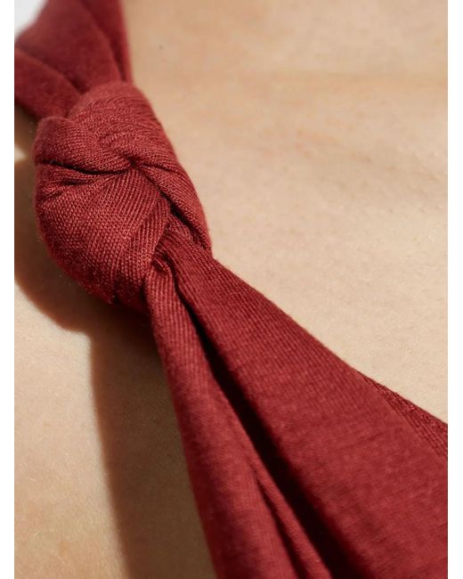 Top Con Nodo di Isabel Marant in Red