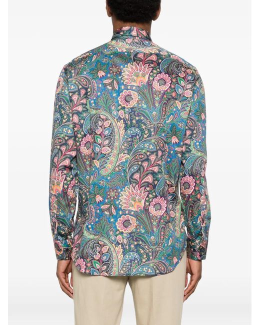 Etro Blue Shirt for men