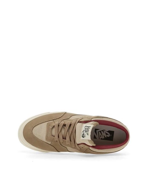 Vans White Premium Half Cab Lace-Up Sneakers