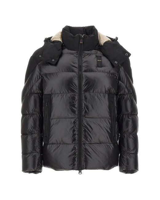 Blauer Black Kiernan Hooded Down Jacket for men